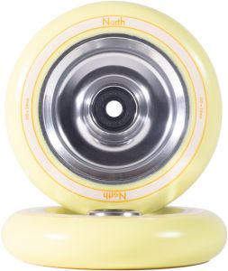 North Fullcore 110 Wheel Silver Cream