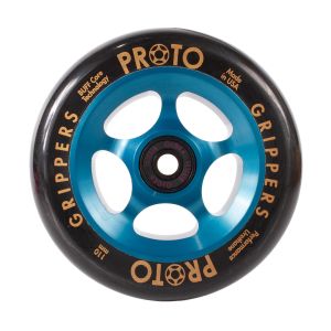 PROTO Gripper 110 Wheel Black on Blue