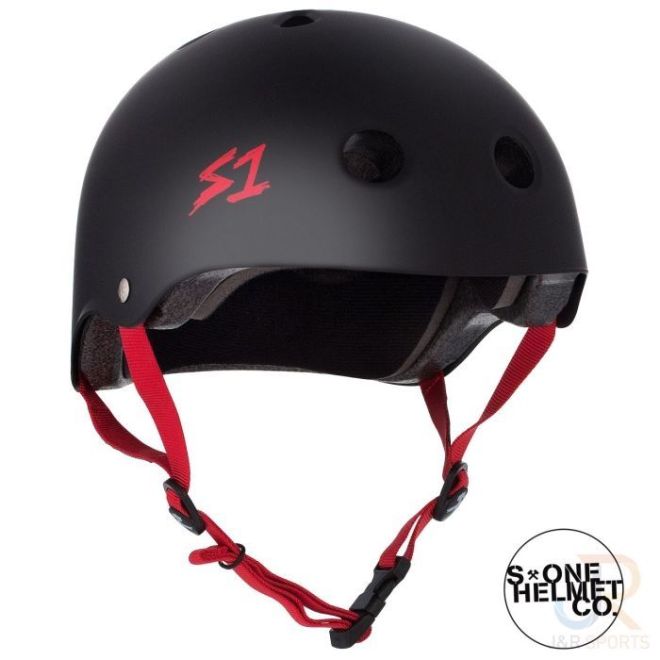 Čelada S-One Lifer Matt Black Red