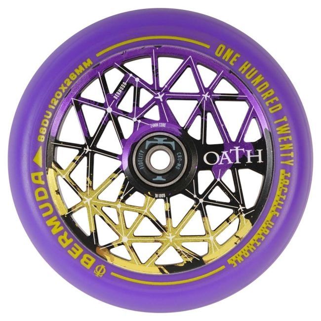 Kolešček Oath Bermuda 120 Black Purple Yellow