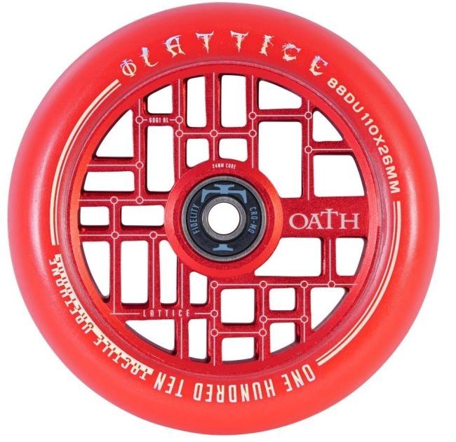 Kolešček Oath Lattice 110 Red