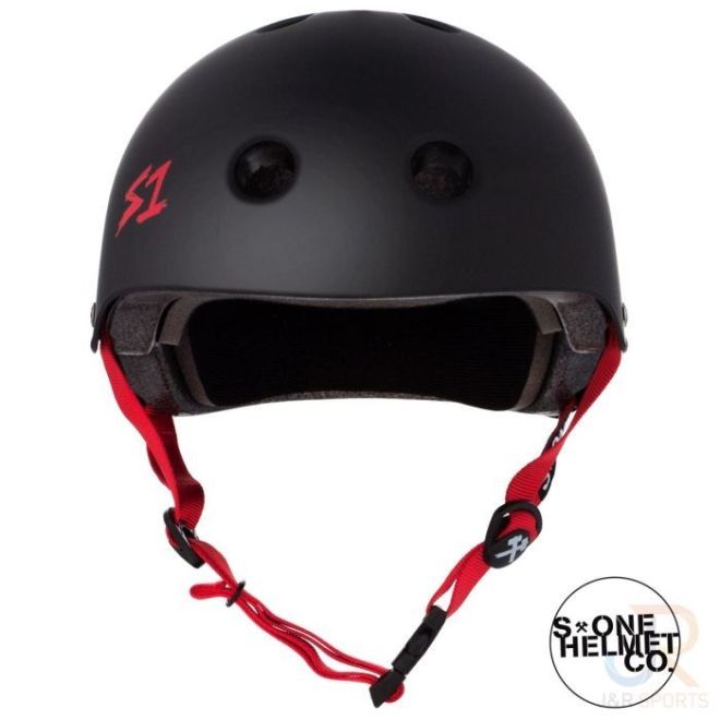 Čelada S-One Lifer Matt Black Red