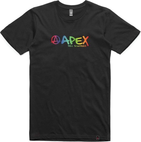 Majica Apex Rainbow Black