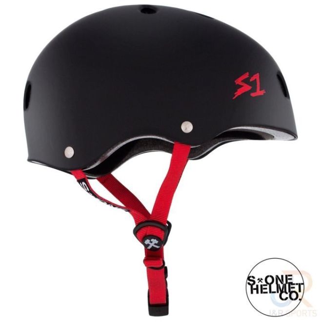 Čelada S-One Lifer Matt Black Red