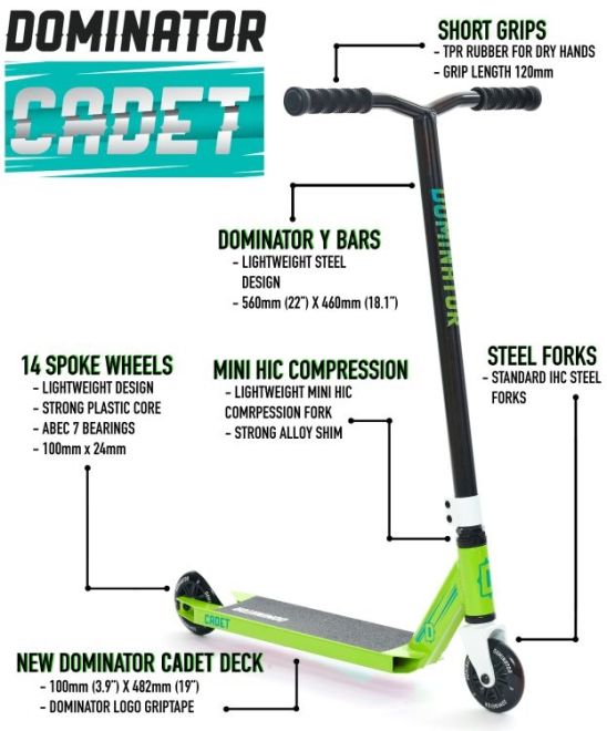 Skiro freestyle Dominator Cadet Blue White