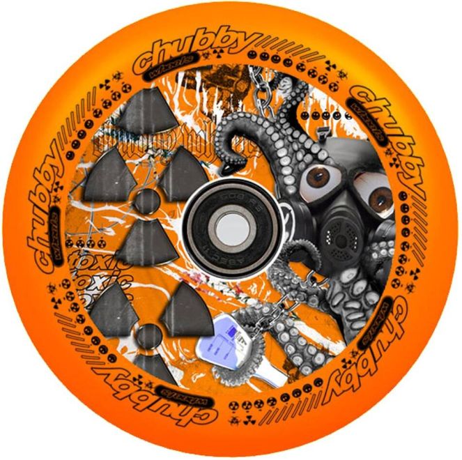 Kolešček Chubby Lab 110 Radioactive Orange
