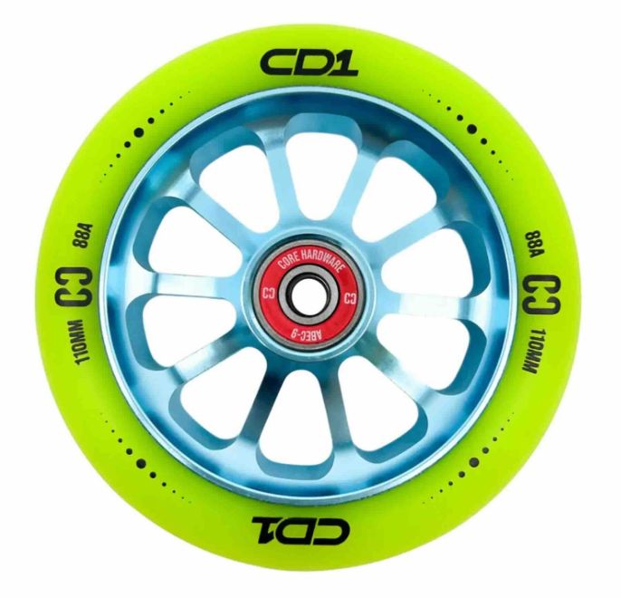 Kolešček CORE CD1 110 Lime Blue