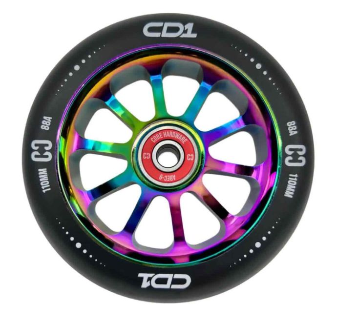 Kolešček CORE CD1 110 Black Neochrome
