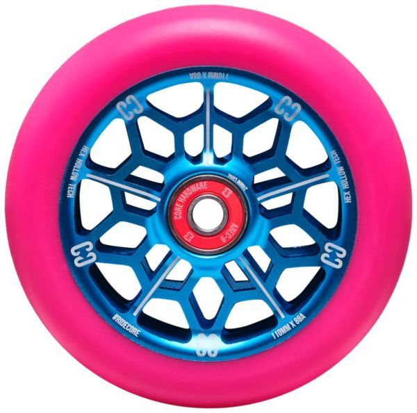 Kolešček CORE Hex Hollow 110 Pink Blue