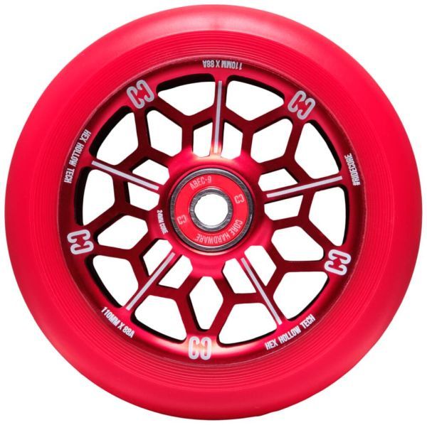 Kolešček CORE Hex Hollow 110 Red