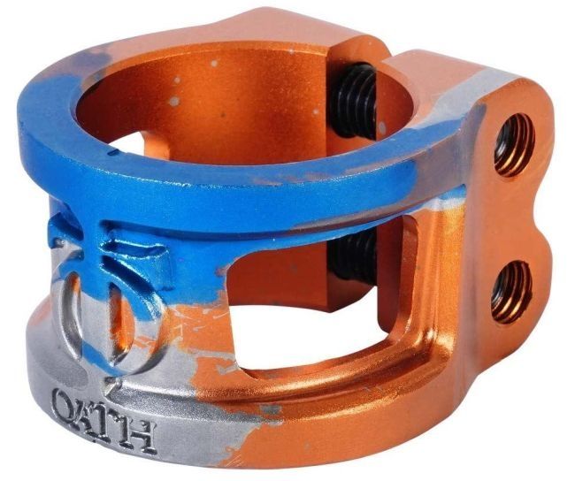 Objemka Oath Cage V2 Orange Blue Titanium