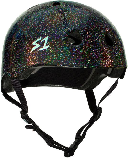 Čelada S-One Lifer Black Gloss Glitter
