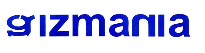 Nalepka GIZMANIA Rectangle M Blue