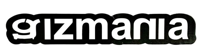 Nalepka GIZMANIA Rectangle M White