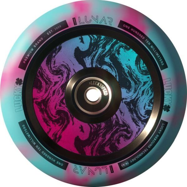 Kolešček Lucky Lunar Hollow 110 Rush Pink Blue Swirl