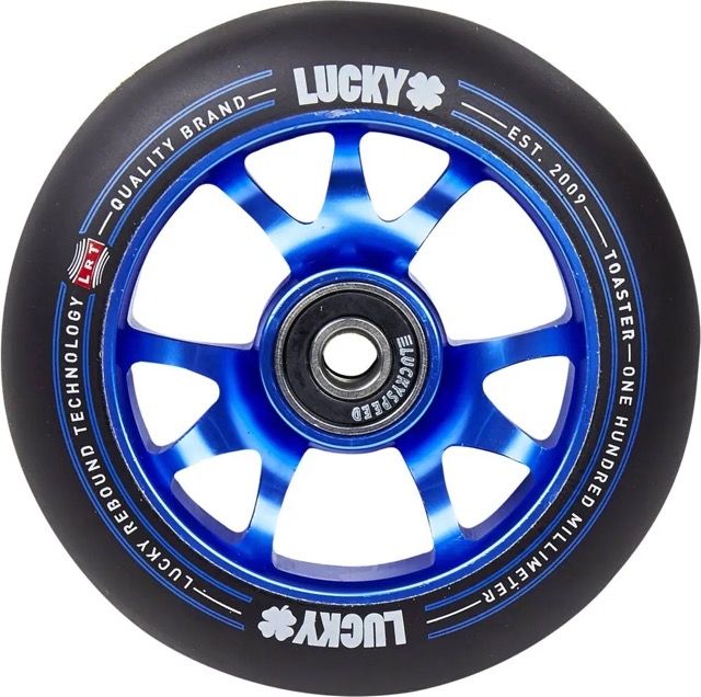 Kolešček Lucky Toaster 100 Black Blue