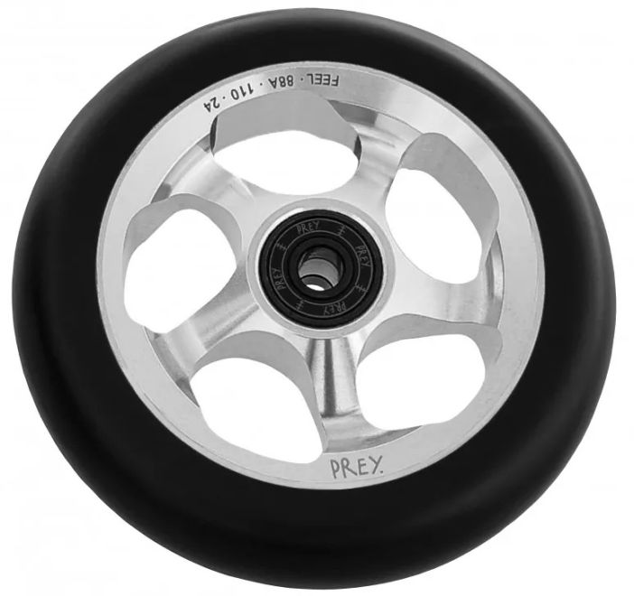Kolešček Prey Feel 110 Silver Black