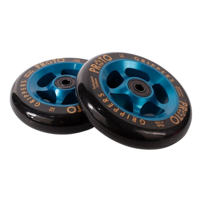 Kolešček PROTO Gripper 110 Black on Blues