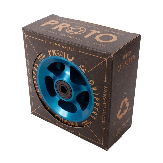 Kolešček PROTO Gripper 110 Black on Blues