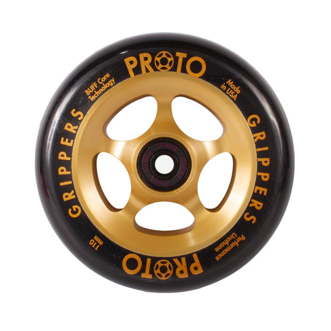 Kolešček PROTO Gripper 110 Black on Golds