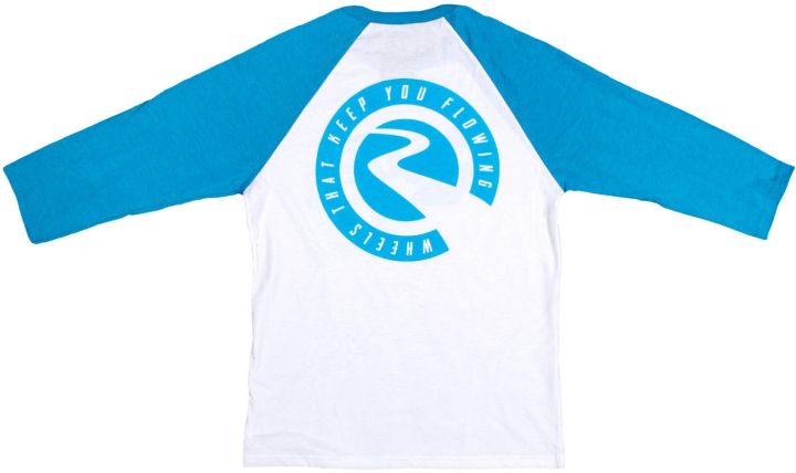 Majica River Classic Logo 3/4 Sleeve White