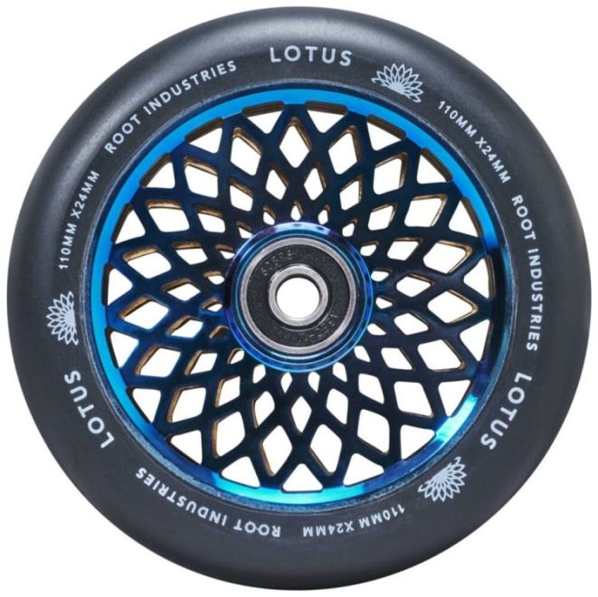 Kolešček Root Lotus 110 Blue-ray Black