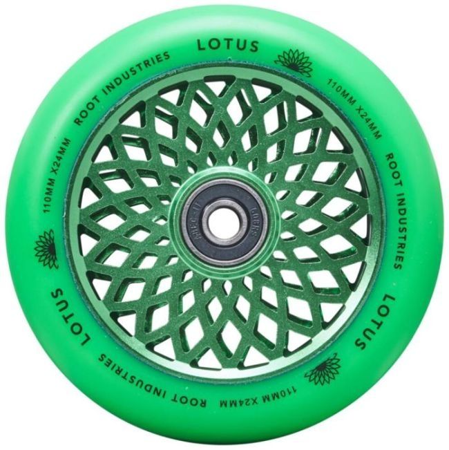 Kolešček Root Lotus 110 Radiant Green