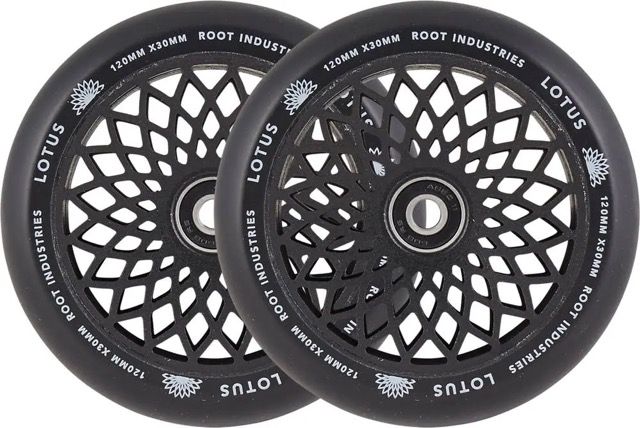 Kolešček Root Lotus Dual Wide 120 Black