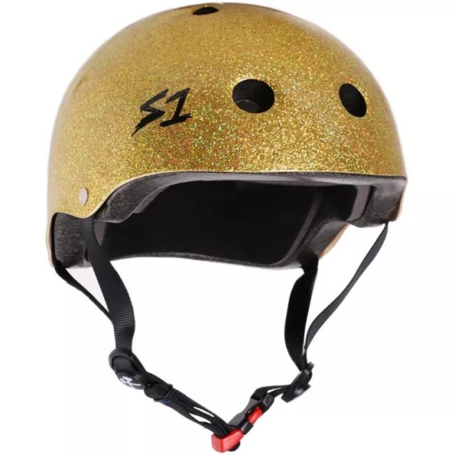 Čelada S-One Lifer Gold Gloss Glitter
