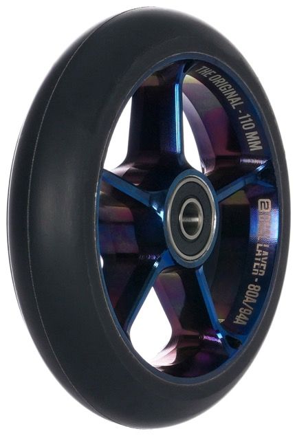 Kolešček Black Pearl Original Double V3 110 Chrome Blue