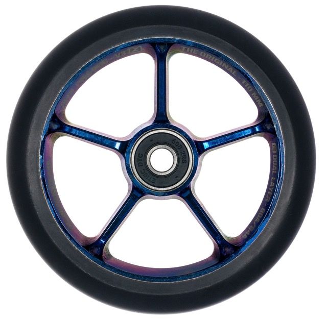 Kolešček Black Pearl Original Double V3 110 Chrome Blue